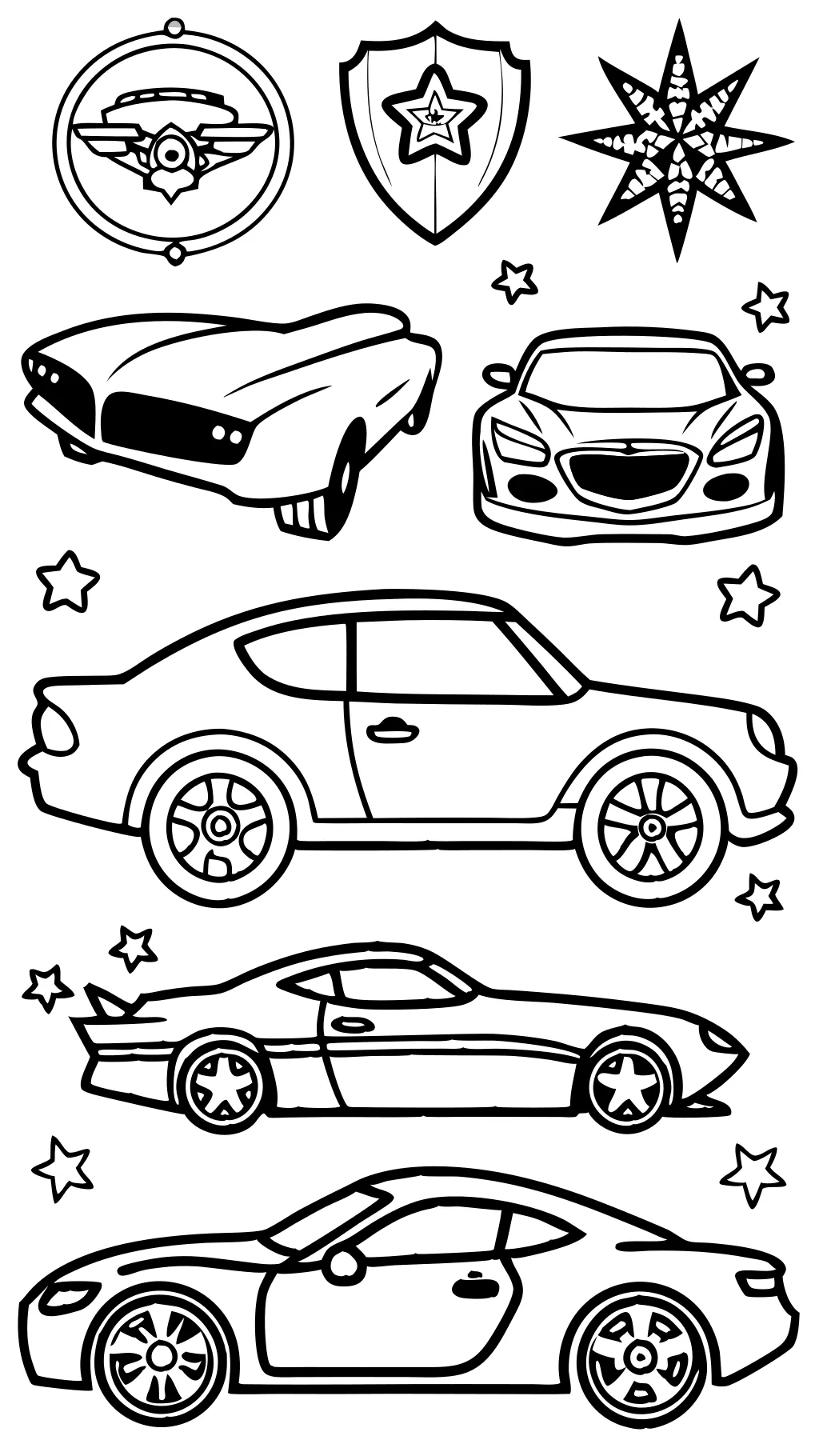 printable coloring pages cars